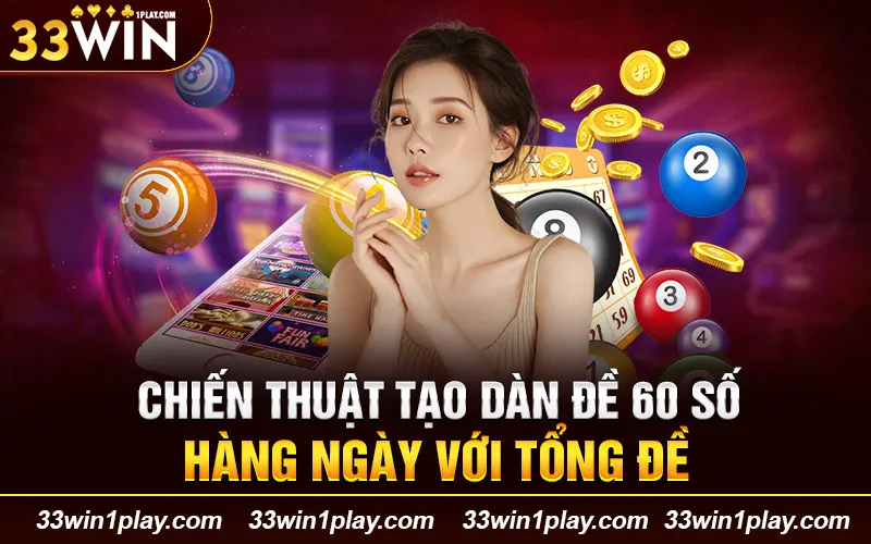 Tạo dàn đề 60 số hàng ngày với tổng đề